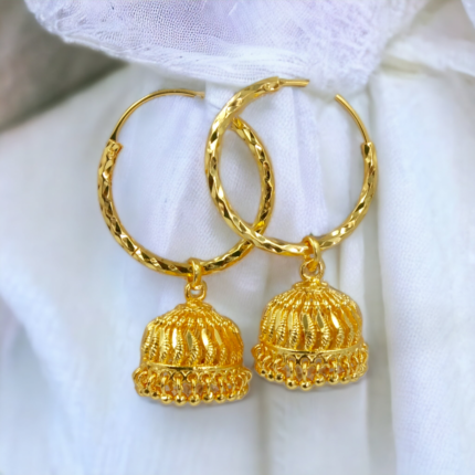 Gold Plated Copper Jhumki Earring